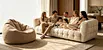 shredded foam filled sofa, memory foam bean bag sofa, oversized bean bag chair, bean bag sofa,